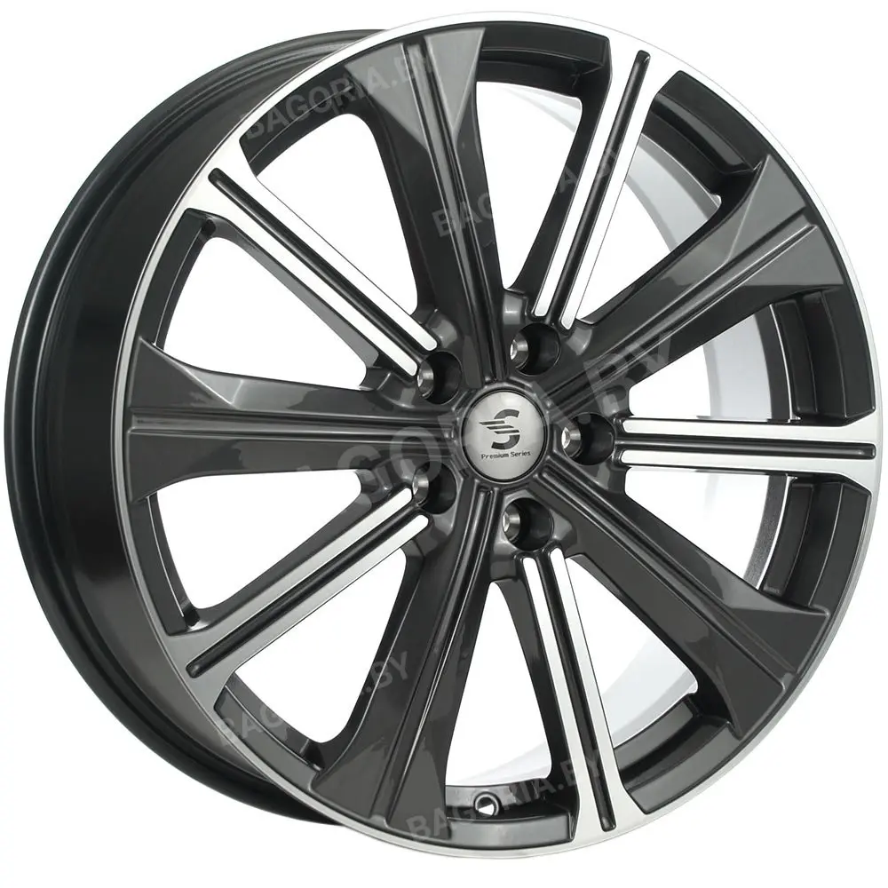 Легковые диски SKAD КР013 Diamond Gloss Graphite Легковые диски SKAD КР013 Diamond Gloss Graphite