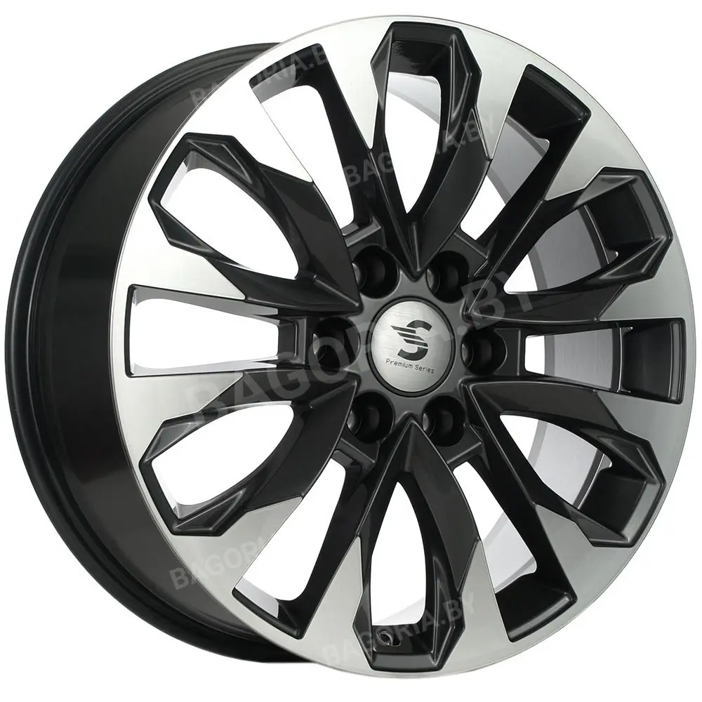 Легковые диски SKAD КР007 Diamond Gloss Graphite